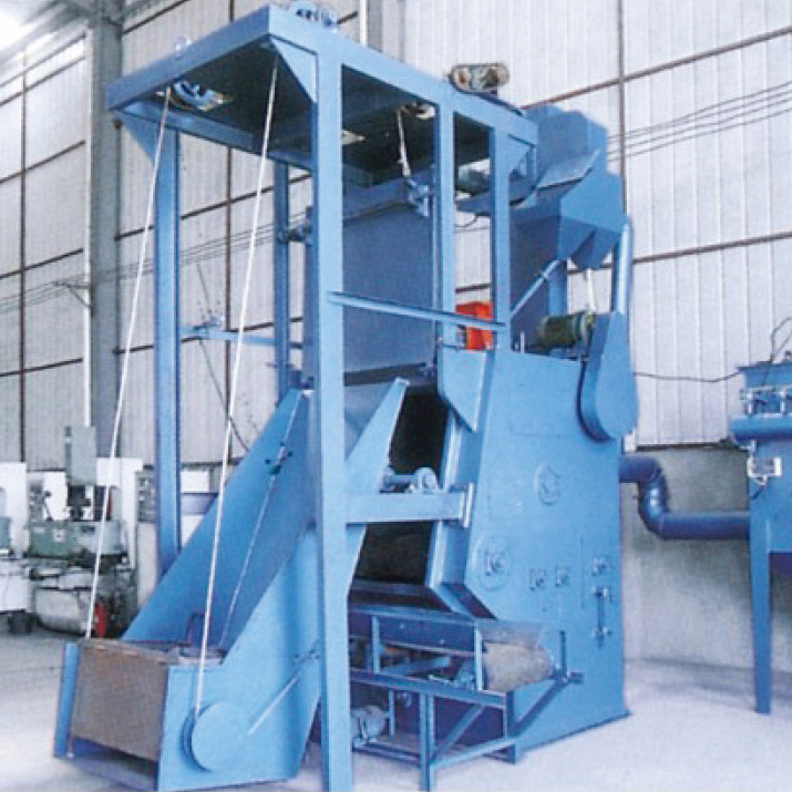 Q32系列自動(dòng)上下料(卷?yè)P(yáng)上料、輸送下料、環(huán)保)履帶拋丸清理機(jī)